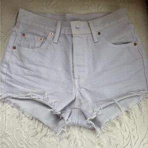 Women's Frayed Hem Denim Shorts